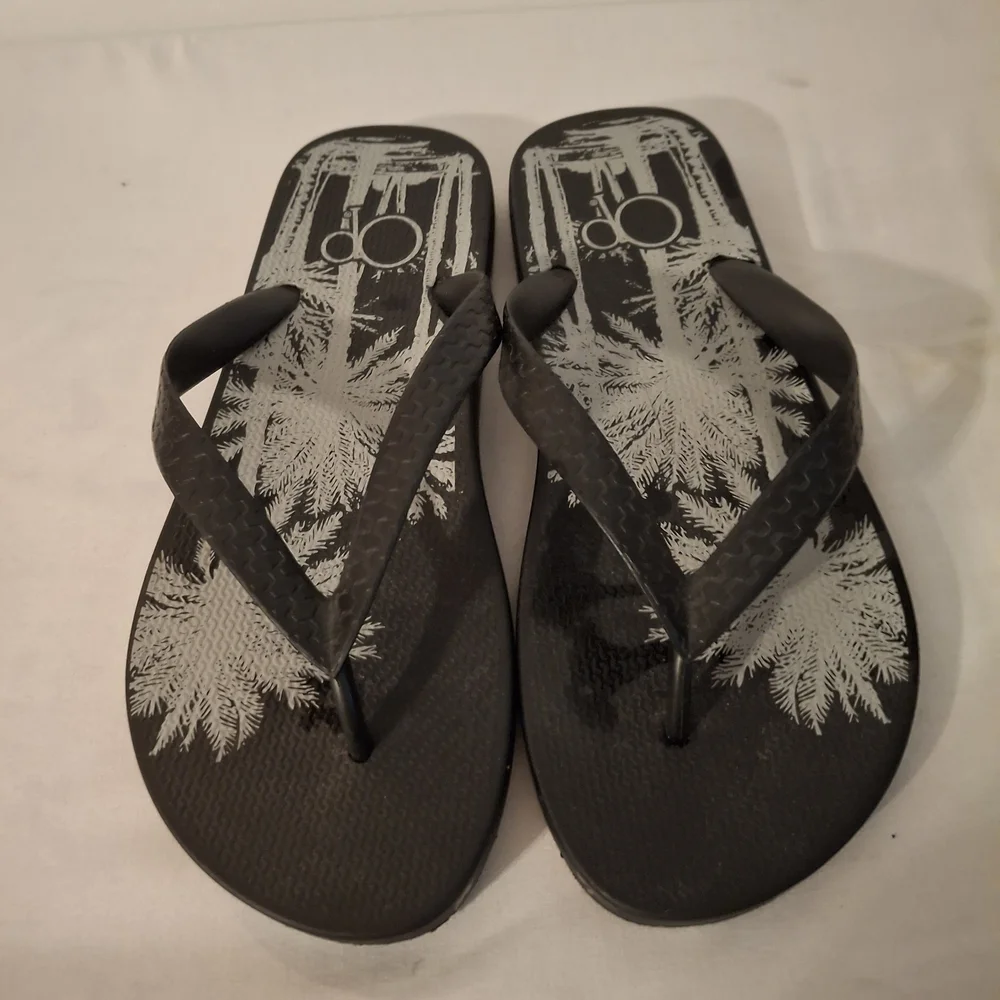 OP Black and Gray Flip-Flops